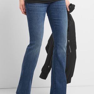 Gap Maternity Inset Panel Baby Boot Jeans NWT